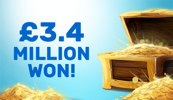 £3.4 MILLION WON!